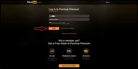 porn hub log in